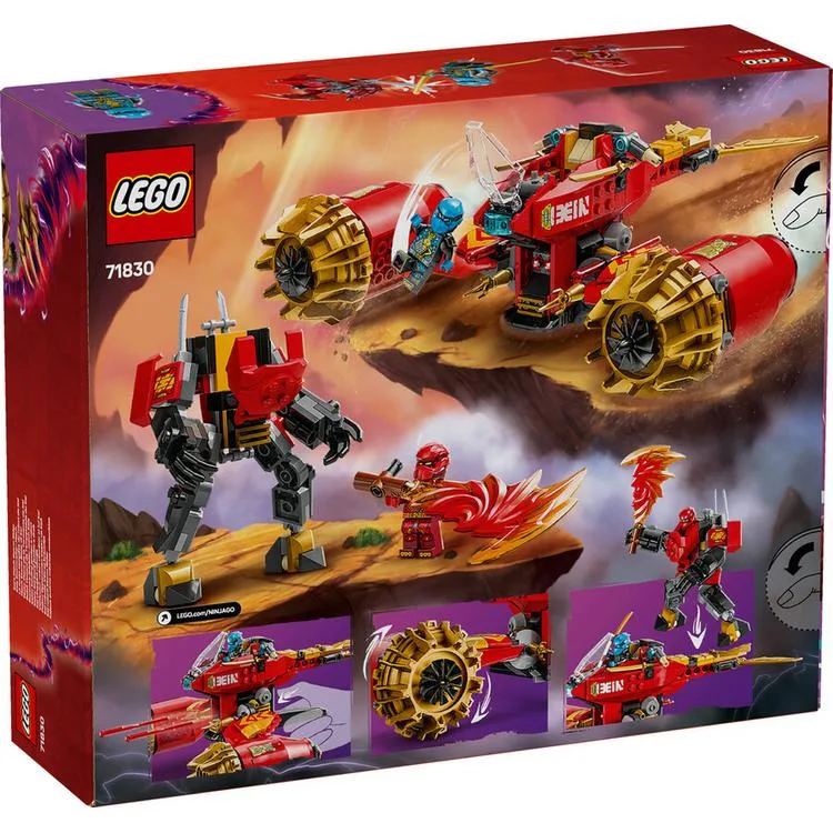 LEGO 71830 KAI'S MECH STORM RIDER 333 PARÇA 7+
