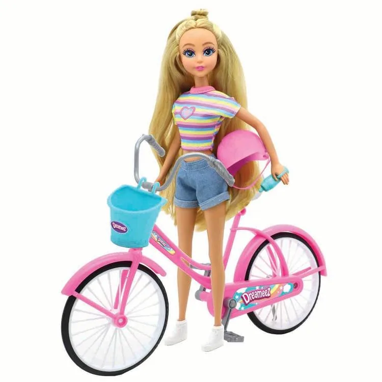 SUNMAN 81023 DREAMEEZ BEBEK VE BİSİKLETİ OYUN SETİ 3+