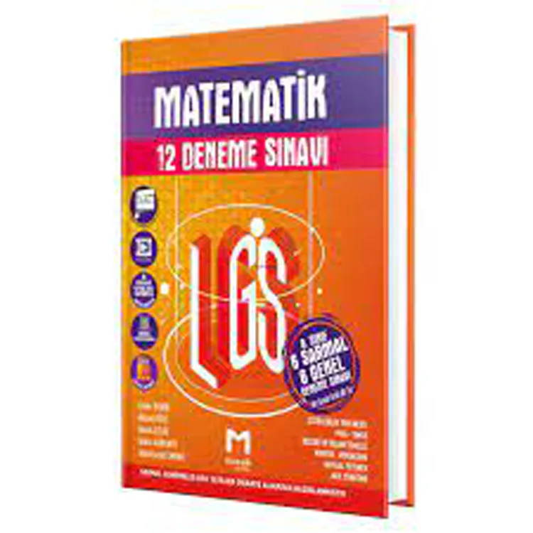 MOZAİK YAYINLARI 8. SINIF MATEMATİK 12 Lİ DENEME