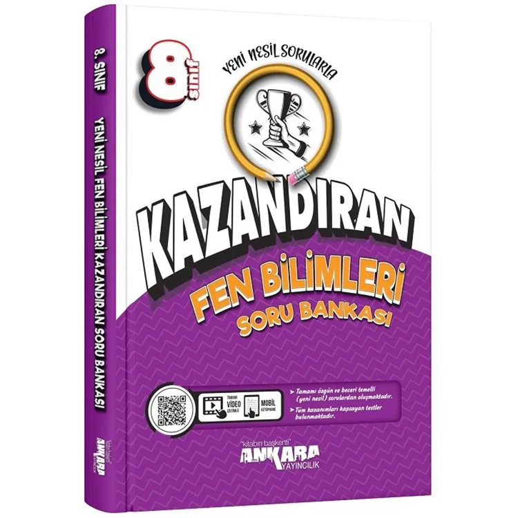 ANKARA YAYINLARI 8. SINIF KAZANDIRAN FEN BİLİMLERİ SORU BANKASI