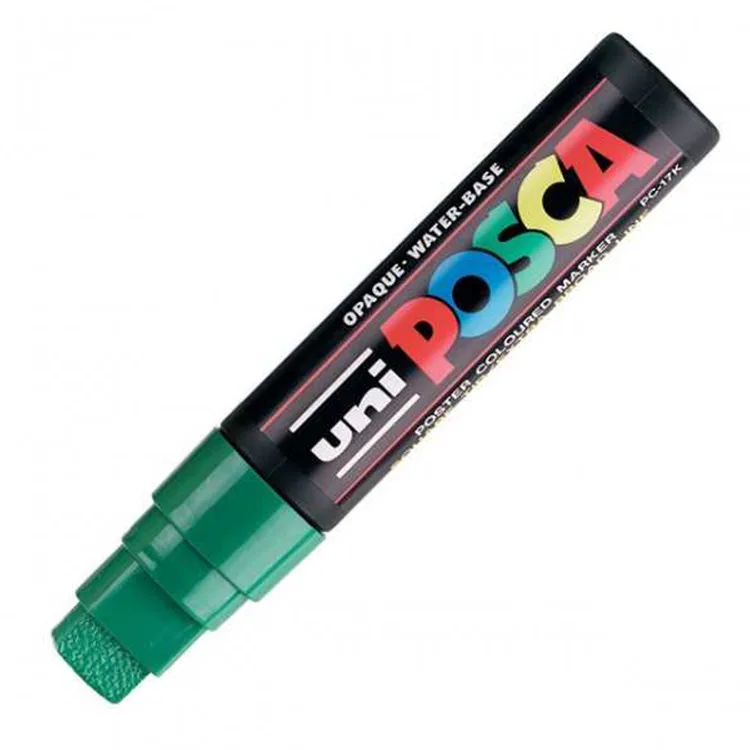 UNİ POSCA SU BAZLI POSTER MARKER 15.0 YEŞİL PC-17K