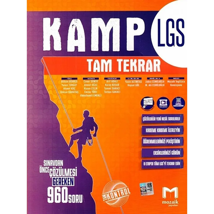 MOZAİK YAYINLARI 8. SINIF LGS KAMP TAM TEKRAR
