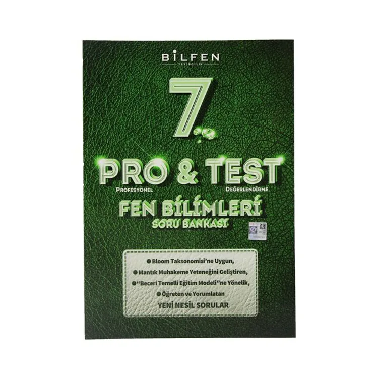 BİLFEN BİLTEST 7. SINIF PRO& TEST FEN BİLİMLERİ SORU BANKASI