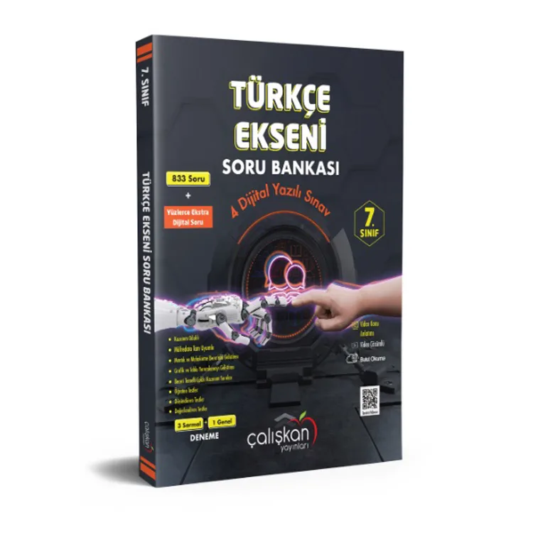 ÇALIŞKAN YAY. 7.SINIF TÜRKÇE EKSENİ SORU BANKASI