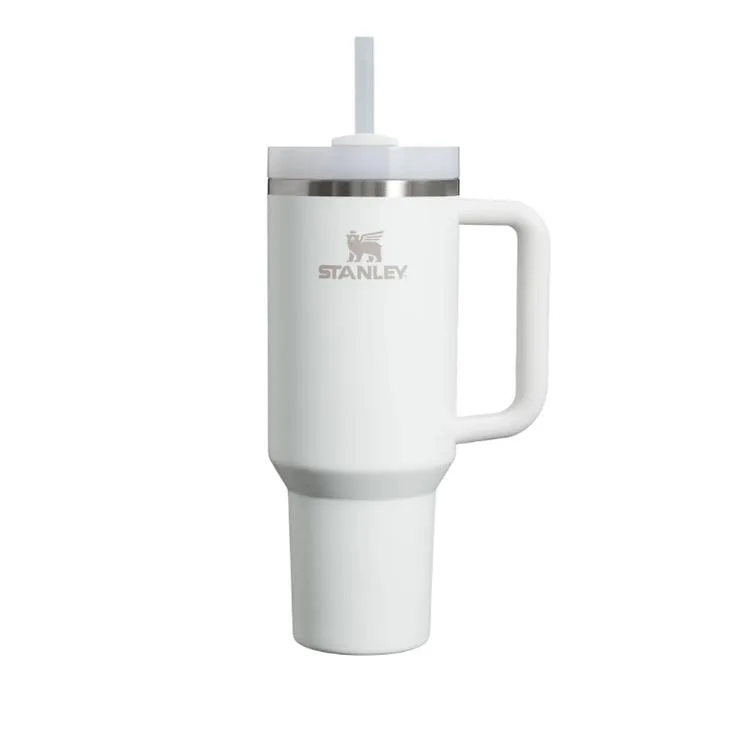 STANLEY 10-10824-803 PİPETLİ QUENCHER H2.O FLOWSTATE 1.18 L. PASLANMAZ ÇELİK TERMOS BARDAK BUZ BEYAZI