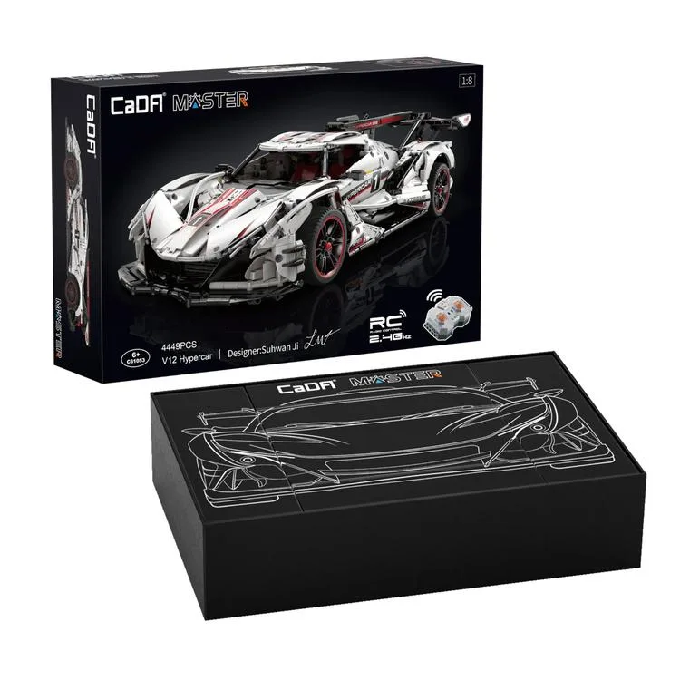 VAGONLIFE CADA C61053W V12 HYPERCAR 4449 PARÇA BLOCK OYUNCAK 8+