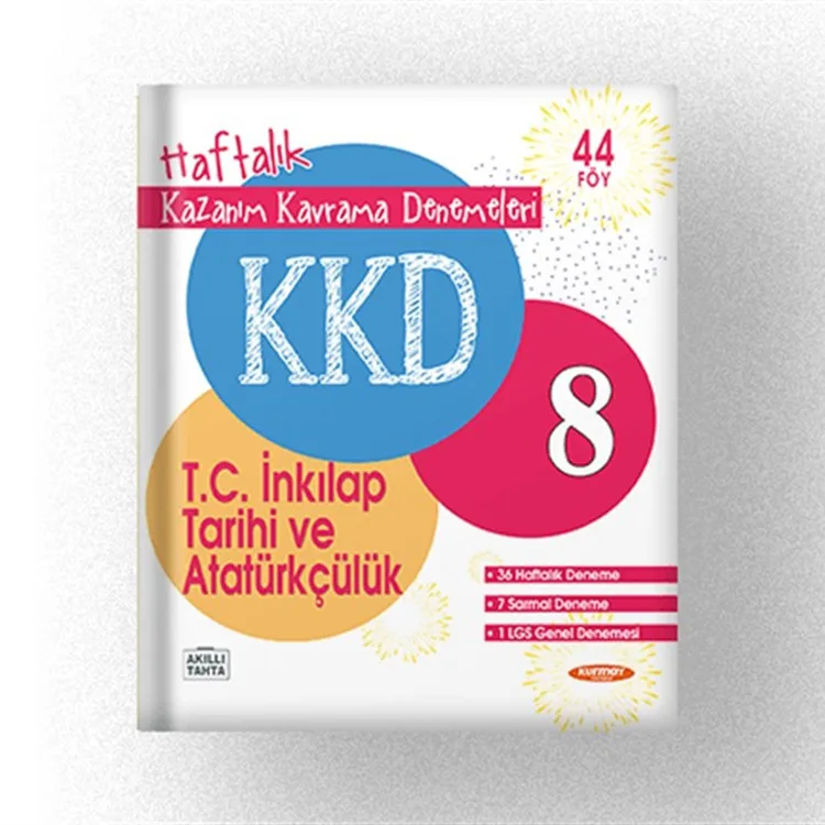 KURMAY 8. SINIF KAZANIM KAVRAMA DENEMELERİ T.C İNKILAP TARİHİ VE ATATÜRKÇÜLÜK (44 FASİKÜL)