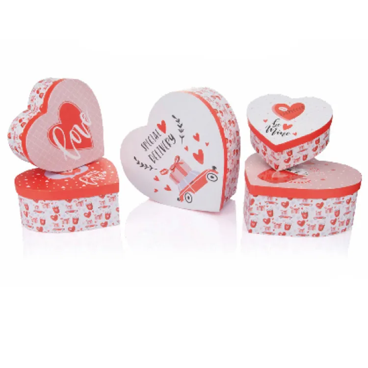 GIPTA VALENTINES DAY CARITAS KALPLİ HEDİYE KUTUSU BX0656 D 235x245x105mm