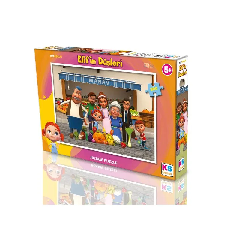 KS GAMES ED113 ELİF'İN DÜŞLERİ 34x48cm YAPBOZ/PUZZLE 200 PARÇA