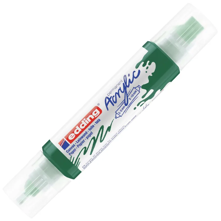 EDDING 5400 NO:904 3D DOUBLE LINER AKRİLİK KALEM YOSUN YEŞİLİ