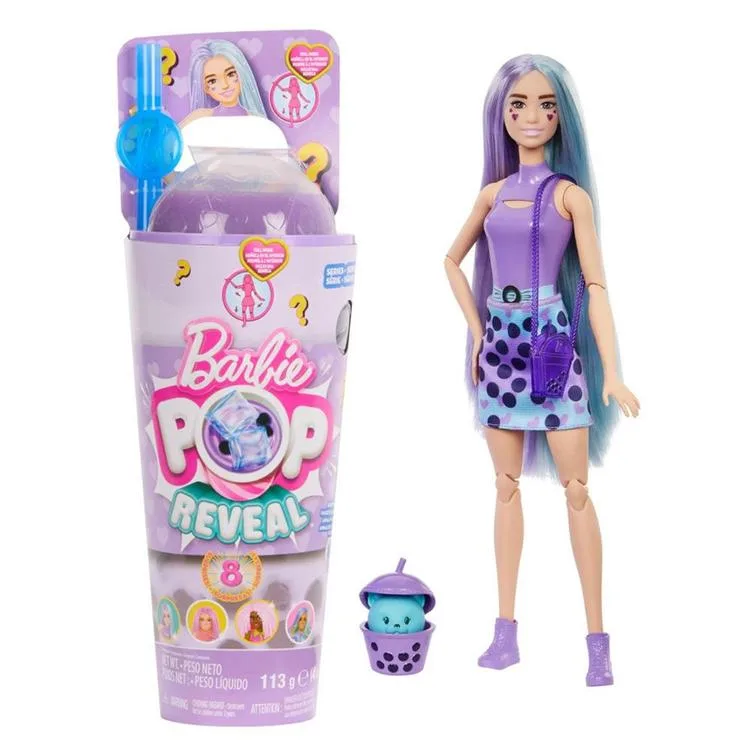 BARBIE HTJ18-HTJ19 POP REVEAL SERİSİ BOBA ÇAYI SERİSİ 4