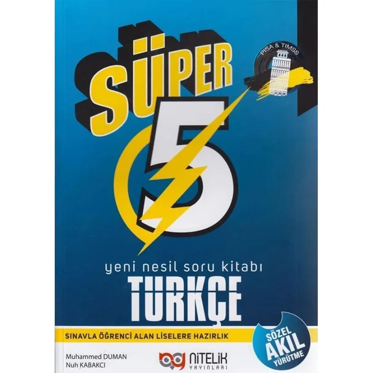 NİTELİK 5. SINIF YENİ NESİL SÜPER TÜRKÇE SORU KİTABI