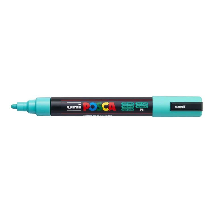 UNİ POSCA SU BAZLI POSTER MARKER PC-5M 1.8-2.5 SU YEŞİLİ