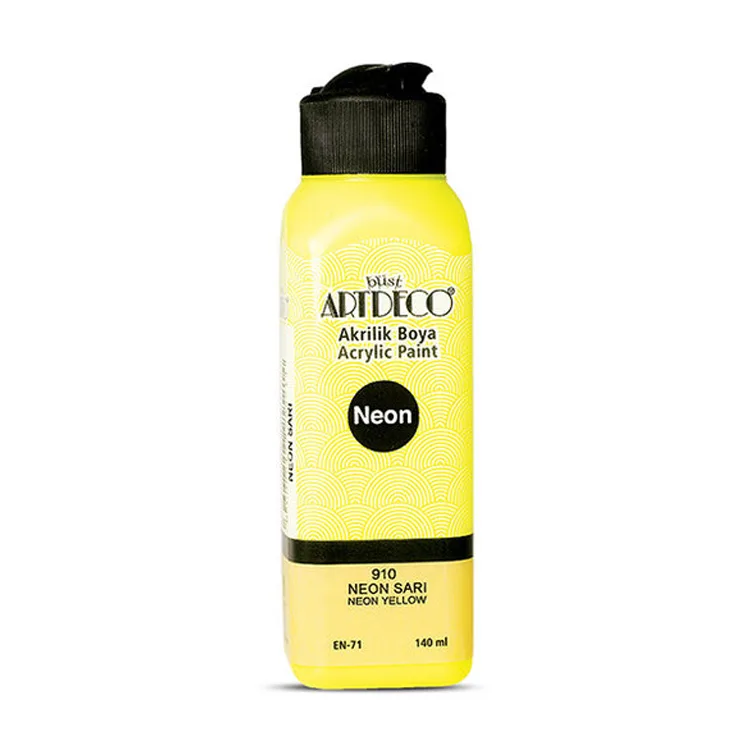 ARTDECO AKRİLİK BOYA 140 ML. NEON SARI