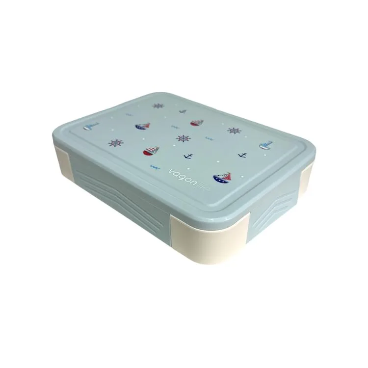 VAGONLİFE VGN1265 5 BÖLMELİ BESLENME YEMEK KABI- LUNCH BOX 1330 ML DENİZCİ MAVİ