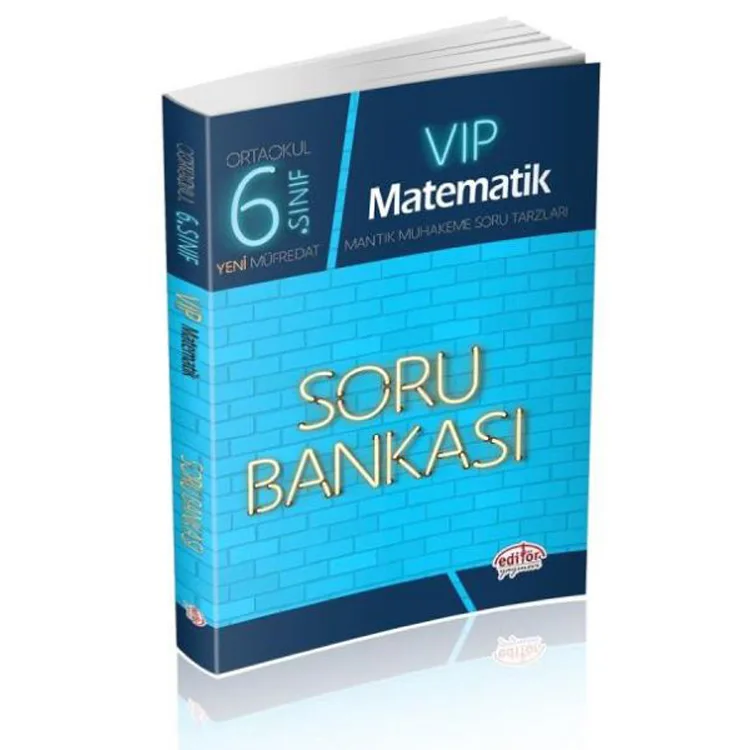 EDİTÖR 6. SINIF VİP MATEMATİK SORU BANKASI