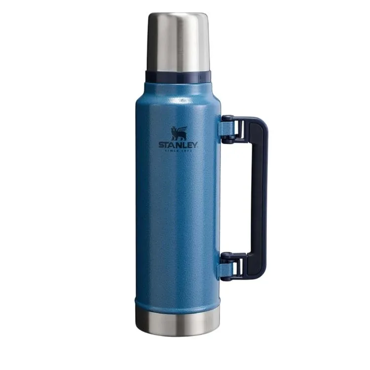 STANLEY 10-08265-028 THE LEGENDARY CLASSIC BOTTLE 1.4 L. PASLANMAZ ÇELİK TERMOS PETROL MAVİ