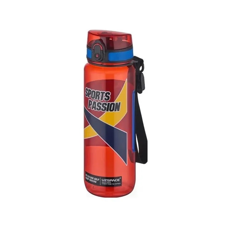 UZSPACE SPORTS TRITAN PİPETSİZ MATARA 6042 800 ML RED