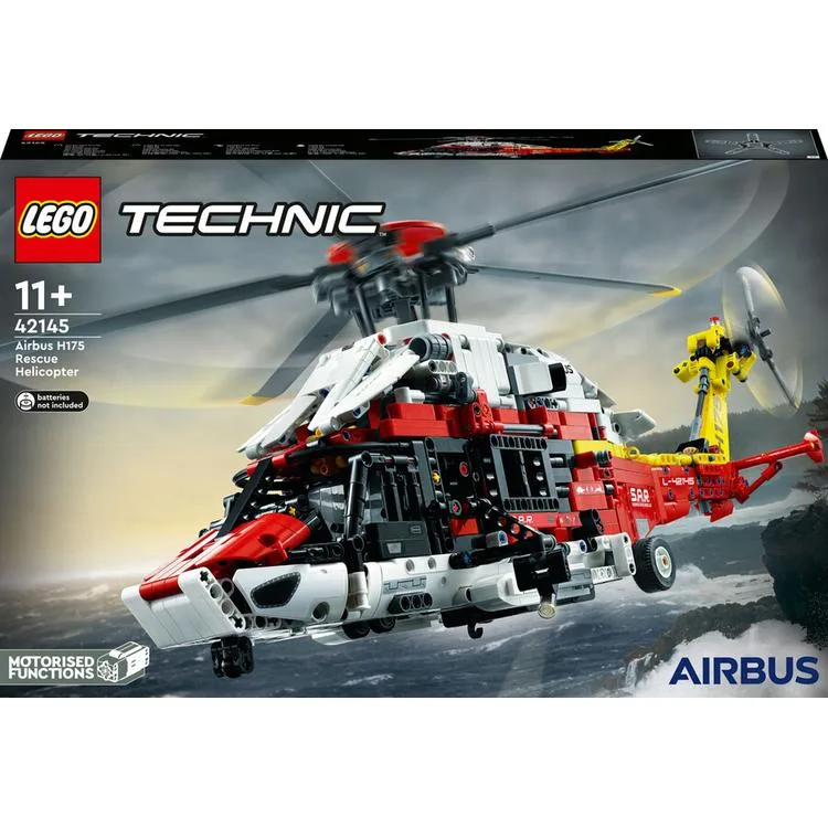 LEGO TECHNIC 42145 AIRBUS H175 RESCUE KURTARMA HELİKOPTERİ 2001 PARÇA 11+