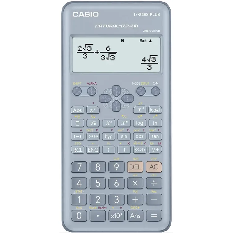CASIO FX-82ES-2BU PLUS 252 FONKSİYON 2.NESİL BİLİMSEL HESAP MAKİNESİ MAVİ