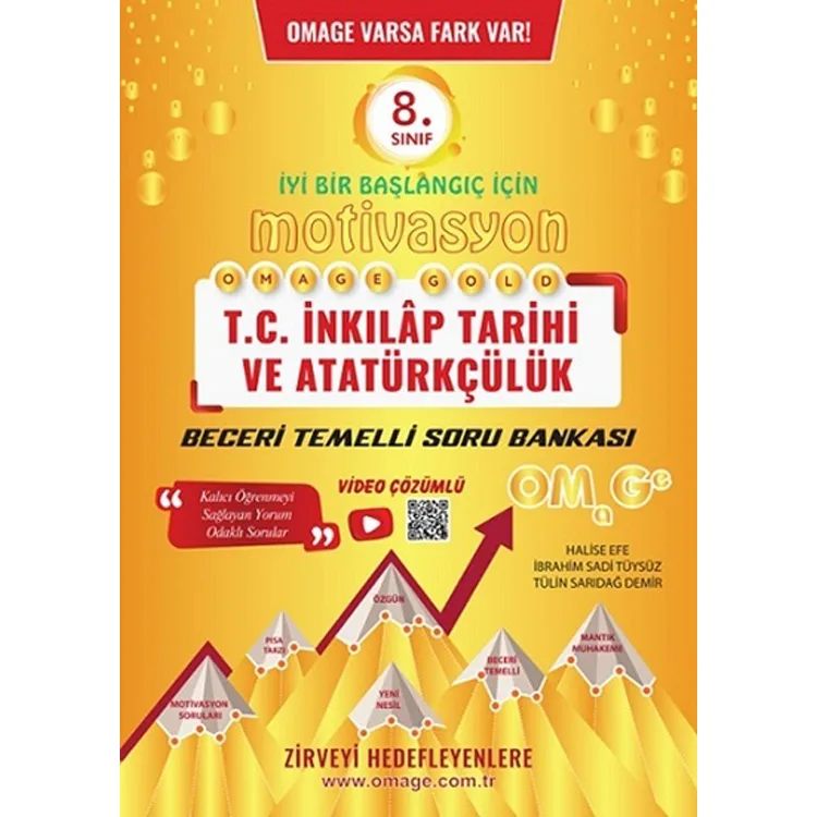 NARTEST 8. SINIF OMAGE MOTİVASYON T.C. İNKİLAP TARİHİ VE ATATÜRKÇÜLÜK SORU BANKASI