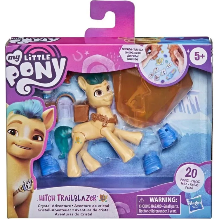 MY LITTLE PONY F3606/F1785 YENİ BİR NESİL KRİSTAL MACERA PONY FİGÜR HITCH TRAILBLAZER