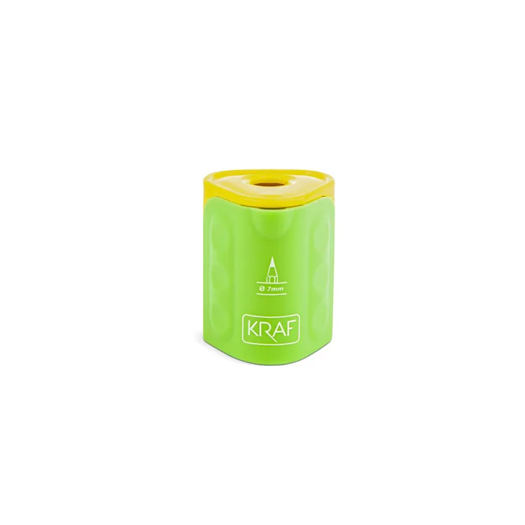 KRAF 732G TEK DELİKLİ HAZNELİ KALEMTRAŞ - (TEKLİ)