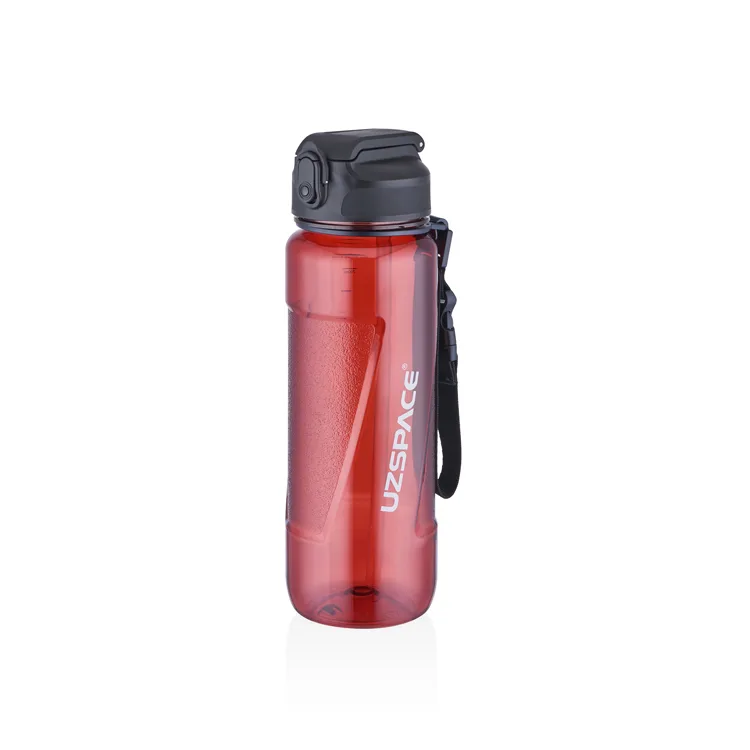 UZSPACE PİPETLİ MATARA TRITAN 6056 850 ML KIRMIZI