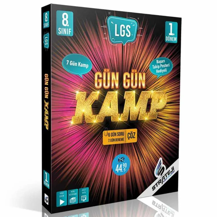 STRATEJİ 8. SINIF 1. DÖNEM GÜN GÜN KAMP TEKRAR KİTABI