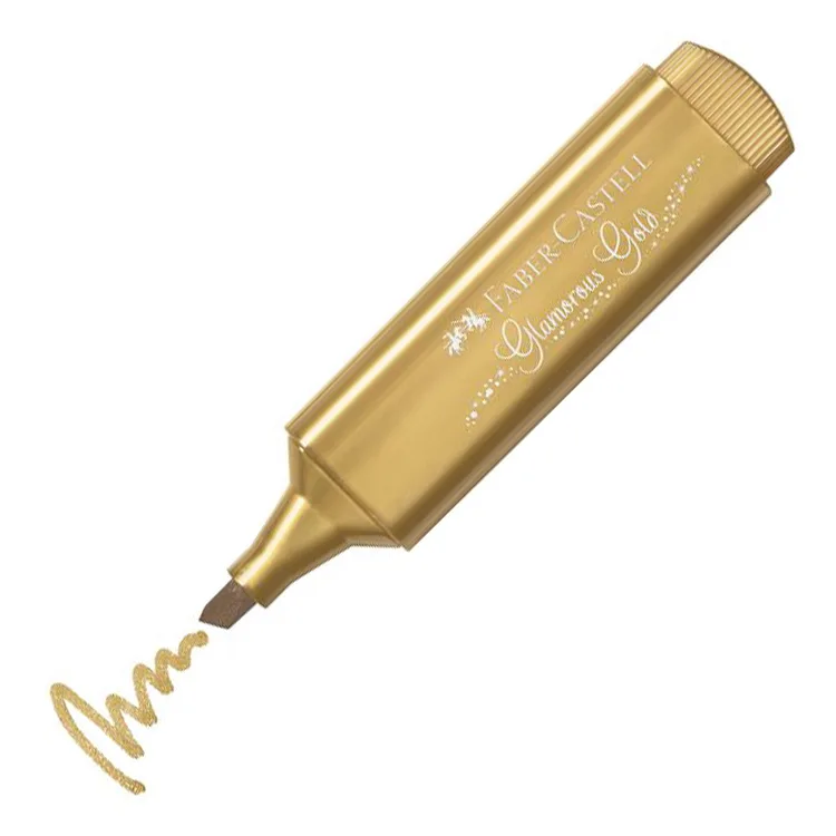 FABER CASTELL FOSFORLU KALEM METALİK GOLD 1546