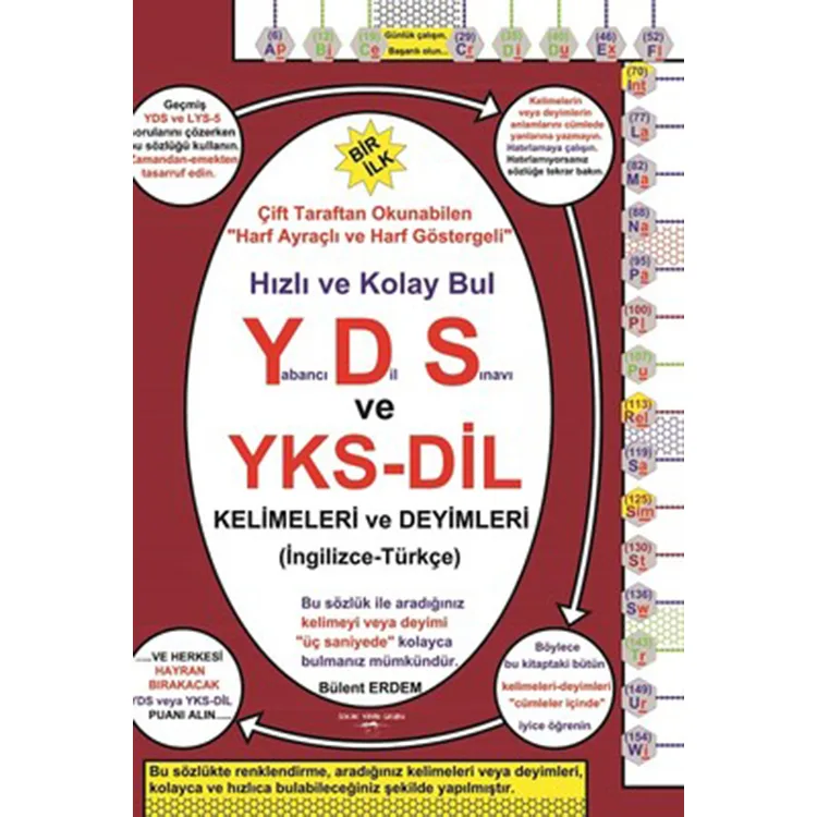SOKAK YAYIN YDS VE YKS-DİL KELİMELERİ VE DEYİMLERİ (İNGİLİZCE TÜRKÇE)