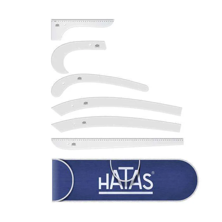 HATAS KOD:02170 RİGA CETVEL SETİ (AKRİLİK) ÇANTALI