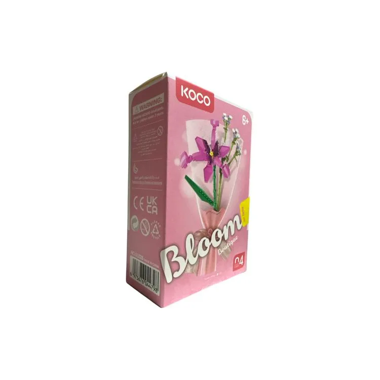 SUNMAN KOCO NO.01027 BLOOM BOUTIQUE FLOWER SERİSİ 04- BUKET ÇİÇEK LEGO YAPIM SETİ 144 PARÇA 6+