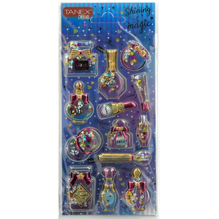 TANEX KIDS TNX-26051 DEKORATİF ETİKETLER - SHINING MAGIC PUFFY STICKER
