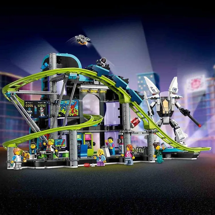 LEGO CITY 60421 ROBOT DÜNYASI HIZ TRENİ PARKI
