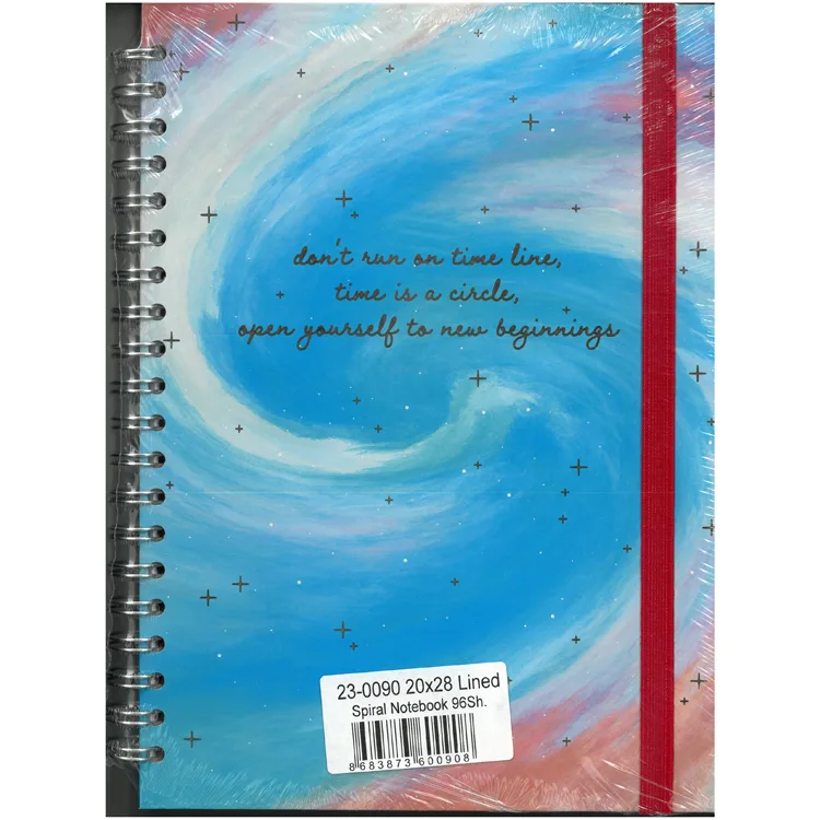 VICTORIA'S JOURNALS 0090 NOTES 20x28cm SPİRALLİ SERT KAPAK 90gr. 96YP. ÇİZGİLİ DEFTER