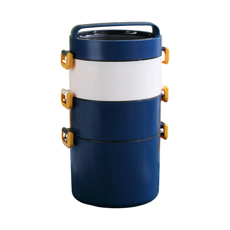 VAGONLİFE PASLANMAZ ÇELİK ÜÇ KATLI YEMEK KABI - LUNCH BOX XC-545 1800 ML