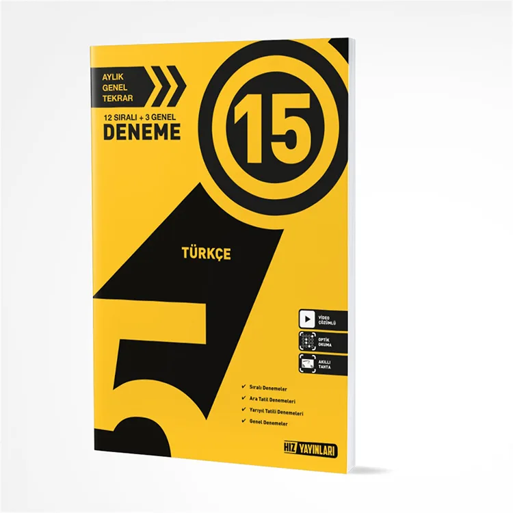 HIZ 5. SINIF TÜRKÇE 15'Lİ DENEME