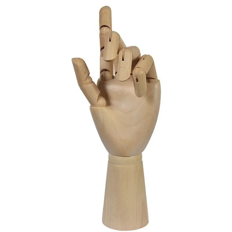 SÜDOR BS-05 AHŞAP MANKEN ÇOCUK SOL EL 18 CM