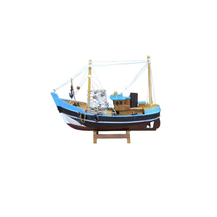 TUTKU 0187 AHŞAP DENİZCİ YELKENLİ BÜYÜK 23 CM