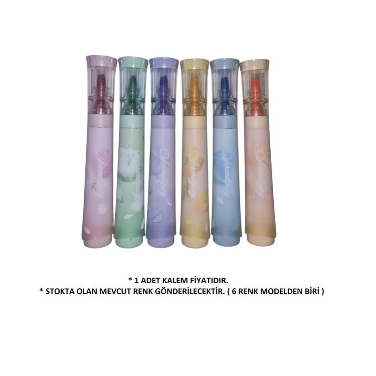 MİKRO NH-8429 FLORAL FRAGRANGE ASORTİ ÇİÇEK KOKULU RENKLİ FOSFORLU KALEM -TEKLİ