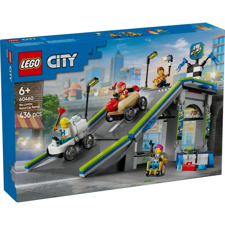 LEGO CITY 60460 SENİN KURALLARIN : YARIŞ ARABASI RAMPA PARÇASI 436 PARÇA 6+