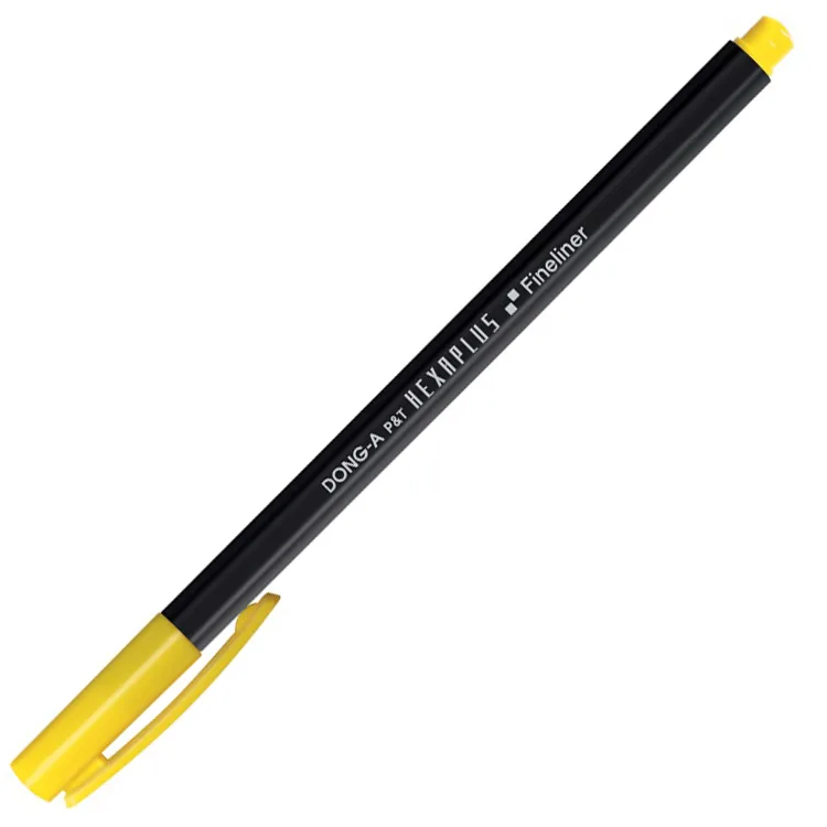 DONG-A HEXAPLUS FİBER UÇLU FINELINER KALEM HARDAL NO:24