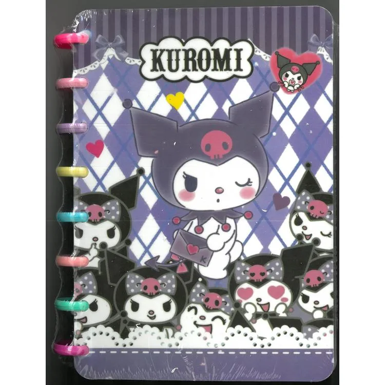 MOTTO MOT-2005 KUROMI KARTON KAPAK RENKLİ SPİRALLİ A5 ÇİZGİLİ / KARELİ SAYFALI DEFTER