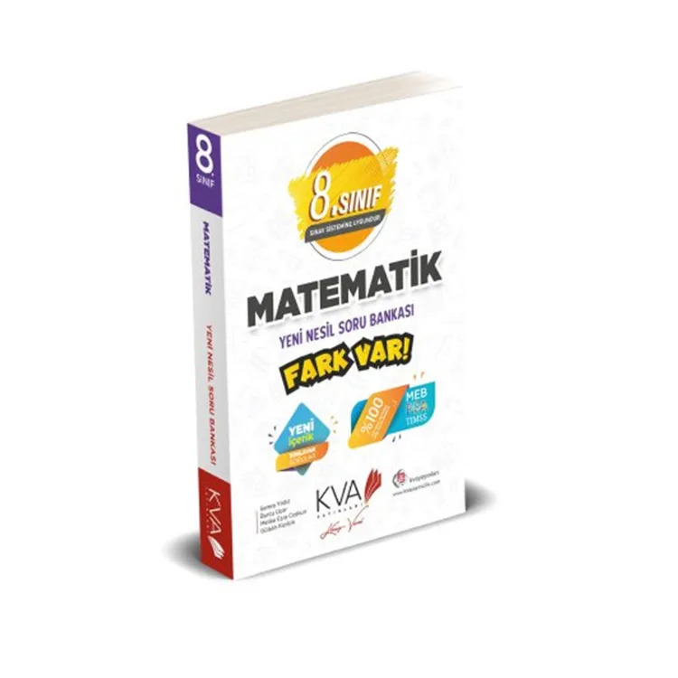KORAY VAROL AKADEMİ 8. SINIF MATEMATİK YENİ NESİL SORU BANKASI FARK VAR