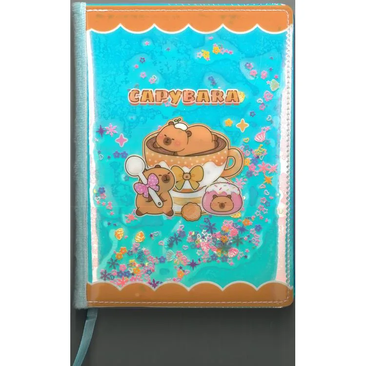 MİKRO GN-646 CAPYBARA SCALY - PULLU PVC KAPAK NOT DEFTERİ 80YP. ÇİZGİLİ - TEKLİ