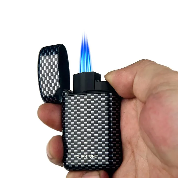 QUANTORO MGM05-30 DELİCİLİ ÜÇ TORCH – JET ALEV ÇAKMAK – SİYAH