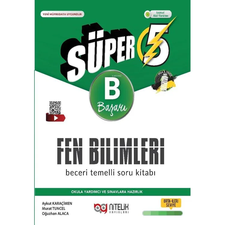 NİTELİK 5. SINIF SÜPER FEN BİLİMLERİ B BECERİ TEMELLİ SORU BANKASI