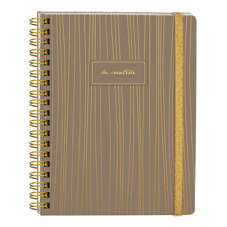 VICTORIA'S JOURNALS 0068 BE CRATIVE 17x24cm SPİRALLİ SERT KAPAK 90gr. 96YP. ÇİZGİLİ DEFTER
