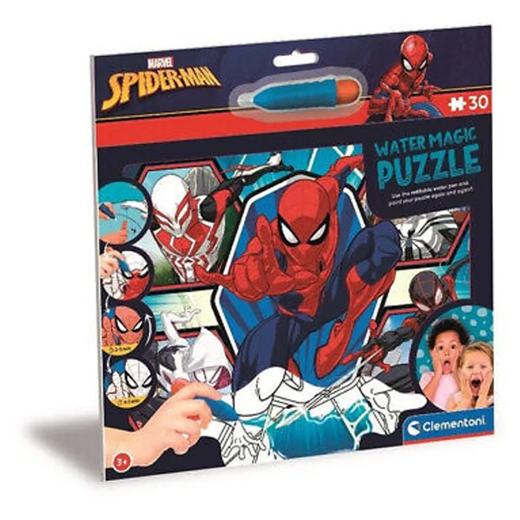 CLEMENTONI 22706 30 PRÇ. WATER MAGIC FRAME PUZZLE - SPIDERMAN